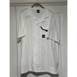 The North‎ Face, Mens Black Box Shirt, White With Black, Size XXL